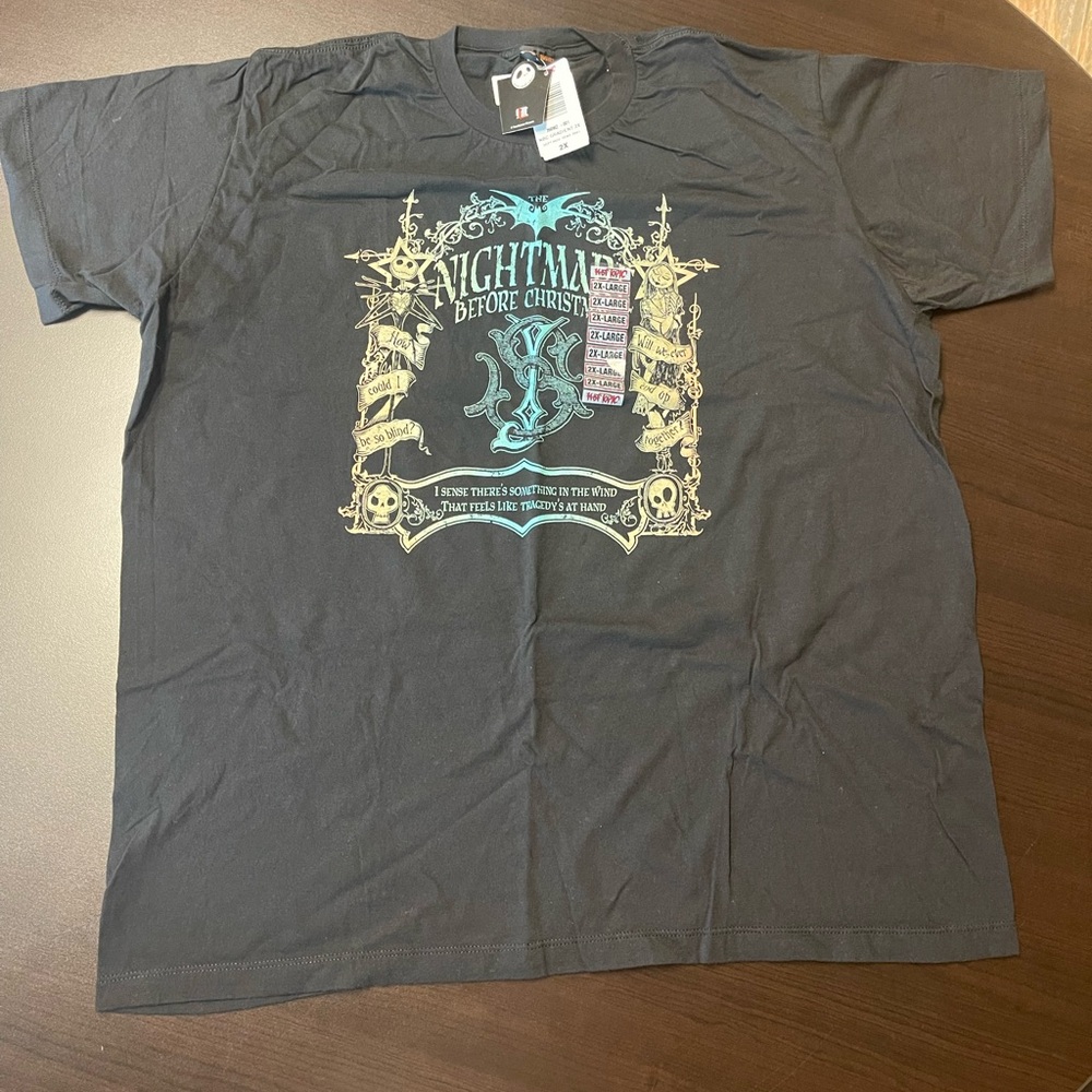 Hot Topic Nightmare Before Christmas T-shirt 2XL